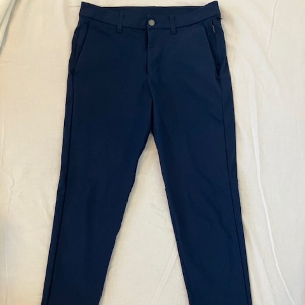 Lululemon Classic Fit ABC Size 32 Slim Men's Navy Pants